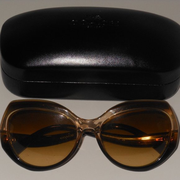 COACH SUNGLASSES WITH CASE AND MICROFIBER CLEANING CLOTH - Picture 5 of 10